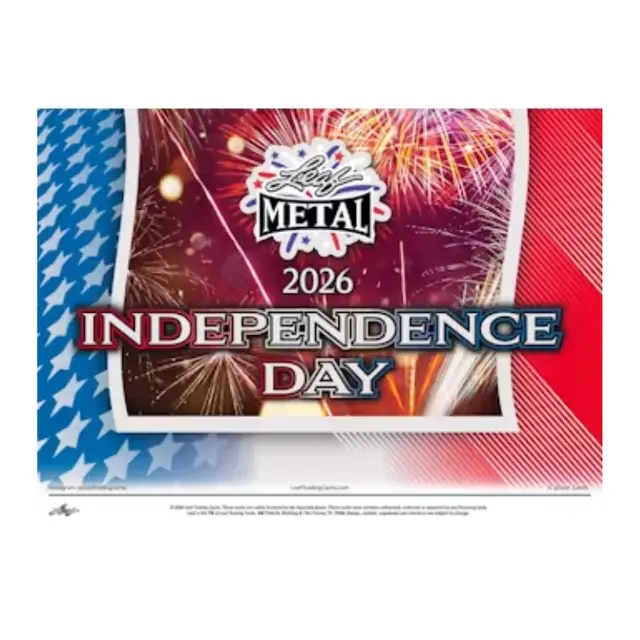 2026 Leaf Metal Independence Day Founding Fathers Hobby Box