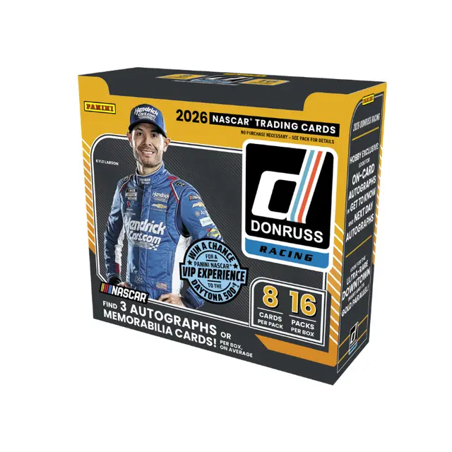 2026 Panini Donruss Racing Hobby 20 Box Case