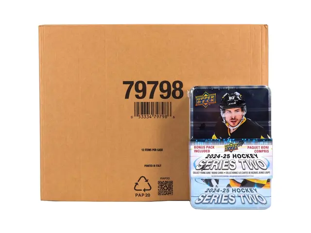 2024/25 Upper Deck Series 2 Hockey Tin Case (12 Ct.)